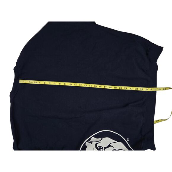Butler Bulldogs Crewneck Sweatshirt Size 2XL Navy Logo Pullover - Picture 4 of 5